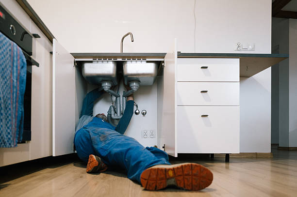 Professional Drain Cleaning technician working in Quincy, WA